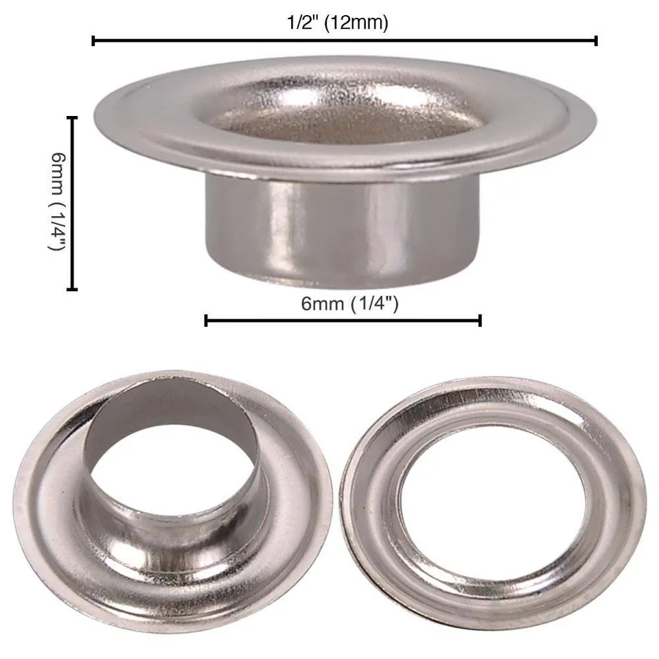 2000pc 0 Nickel Grommets view 3