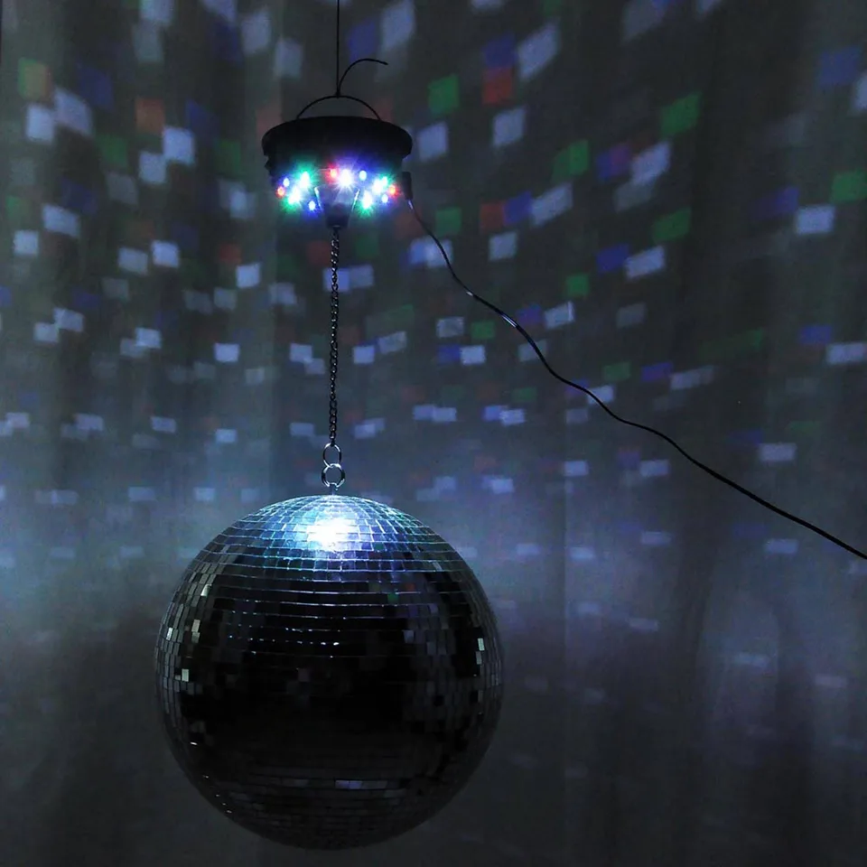 Mirror Ball Motor 6RPM W LED RGBW view 2