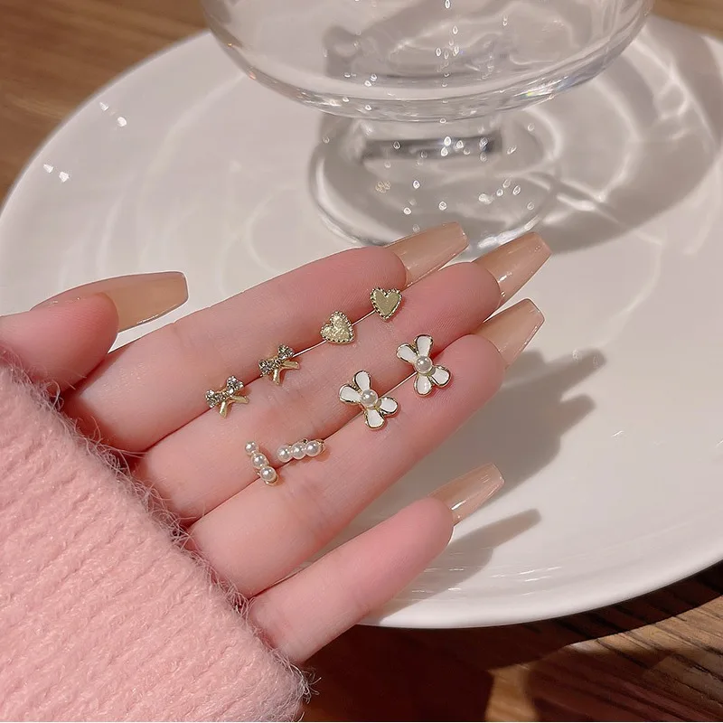 6-piece Set Of High-end And Simple Stud Earrings view 4