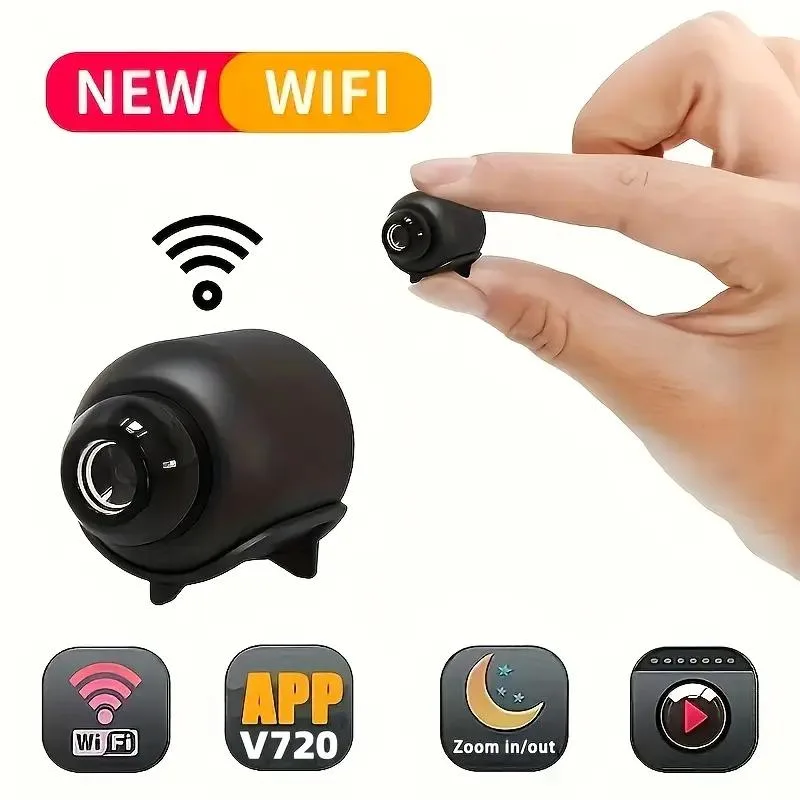 X5 Wireless Home Security Camera, 720P HD, WiFi Support, Magnetic Mount, USB Powered, IndoorOutdoor Universal, Built-in Battery, Magnetic Mount. view 3