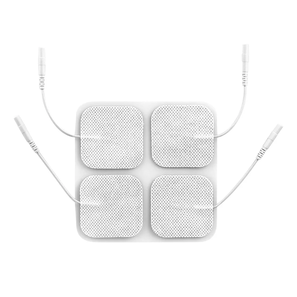 4Pcs Reusable Self Adhesive Replacement Electrode Pads For TENS EMS Unit Muscle Relieve Electrode Pads