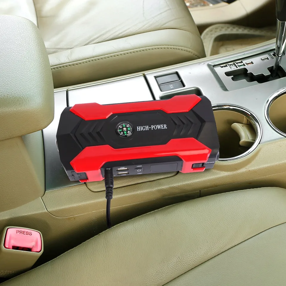 Ansicht 6 von Car Jump Starter Booster 800A Peak 28000m Ah 12V Battery Charger Up To 6.0L Gas Or 3.0L Diesel Engine With LCD Screen 4 Modes LED Flashlight