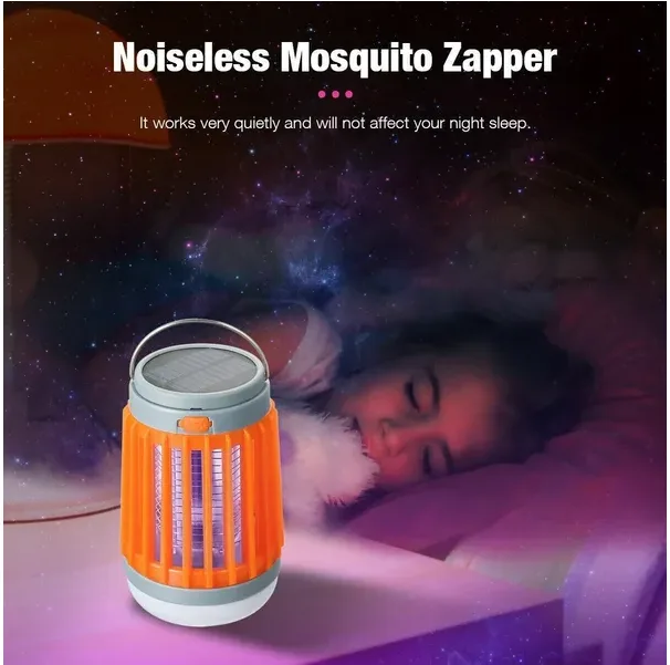 Solar USB Mosquito Killer Light Electronic Fly Bug Insect Zapper Trap Pest Lamp view 3