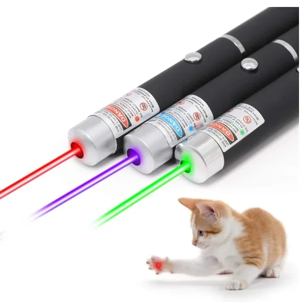 3 Packs 900Mile Laser Pointer Pen Green Blue Red Light Visible Beam Lazer view 2