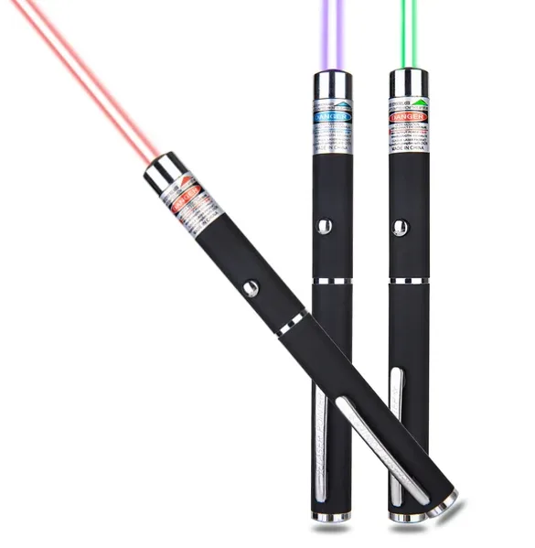 3 Packs 900Mile Laser Pointer Pen Green Blue Red Light Visible Beam Lazer view 3