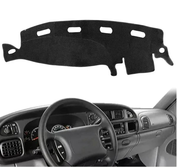 Dashboard Mat Dash Cover Carpet For 1998-2001 Dodge Ram 1500 2500 3500 Dash-Mat view 4