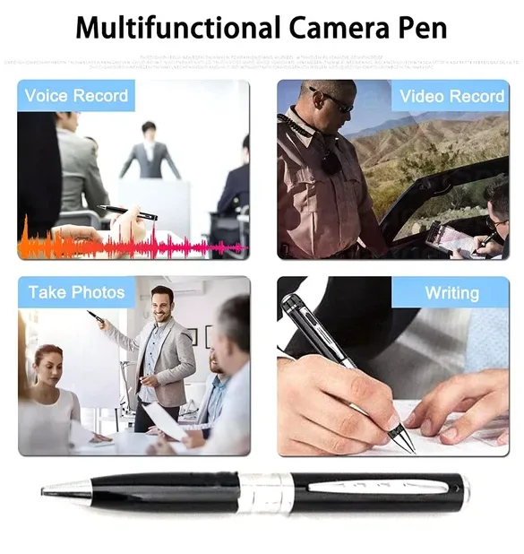 Pen Camera Cam Mini Hidden Pocket Audio Video Recorder DVR Security 1080P HD USA view 3