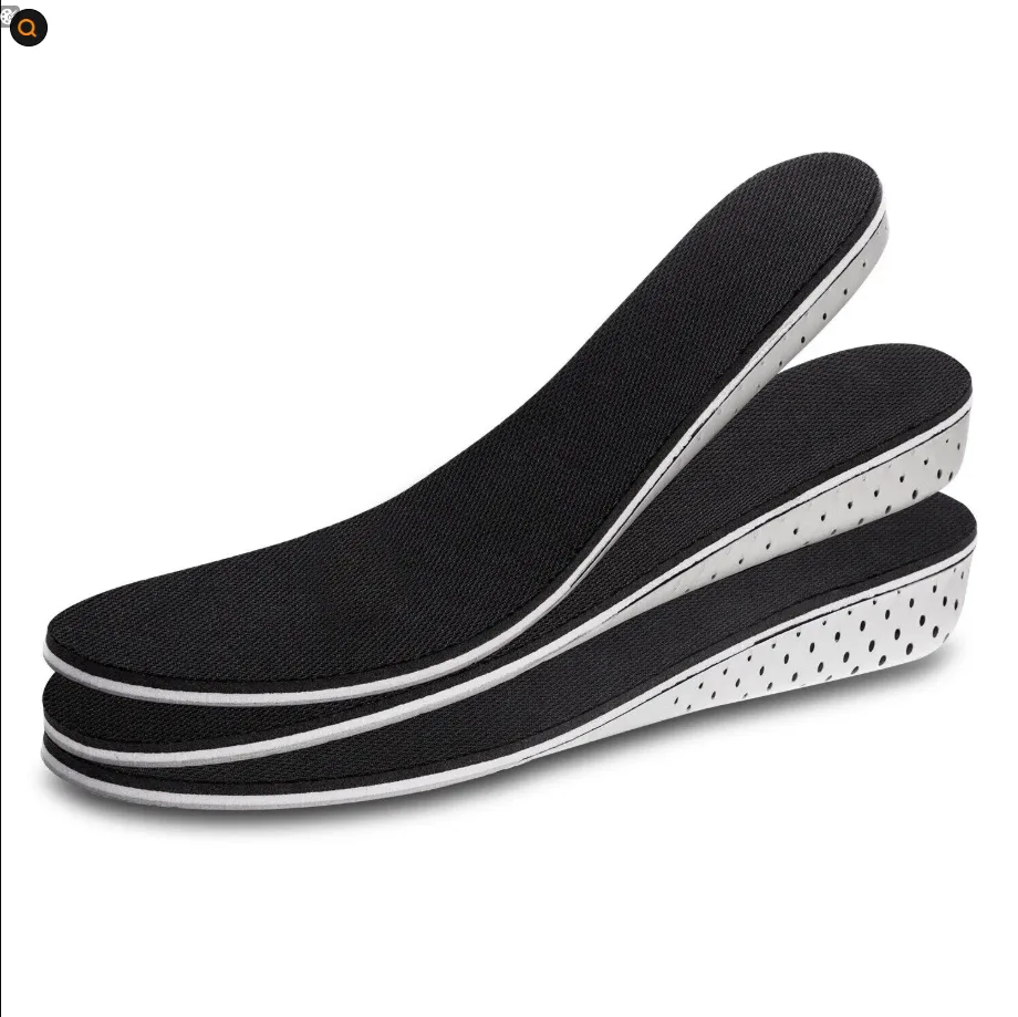 Men Women Invisible Height Increase Insoles Heel Lift Taller Shoe Inserts Pad US view 4