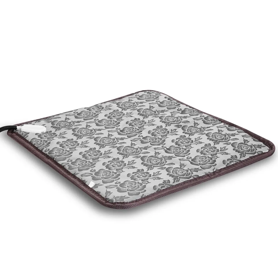 1 Pc Pet Heating Pad Dog Cat Electric Heating Mat Waterproof Adjustable Warming Blanket With Chew Resistant Steel Cord Case view 4