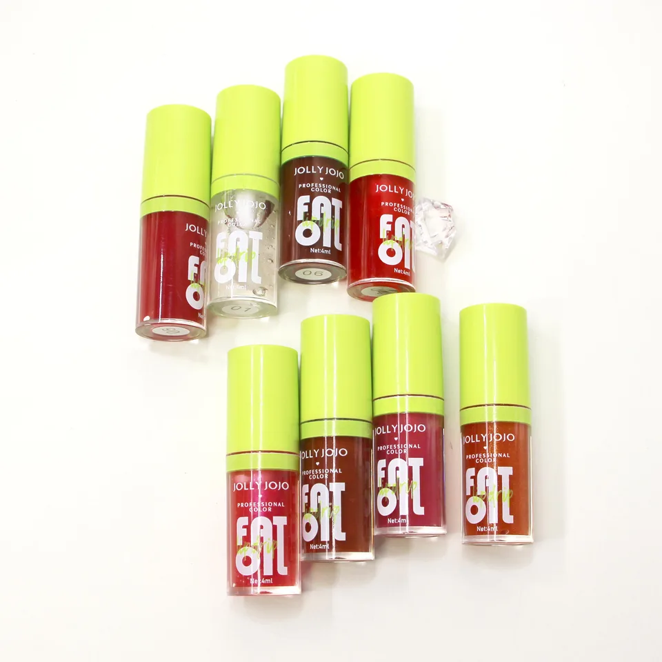 8-pack Vegan Tinted Moisturizing Shimmering Lip Oil Lip Gloss,Self-pickup Only view 2
