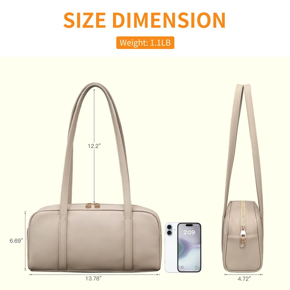 White Fashion Women's Shoulder Bag view 4