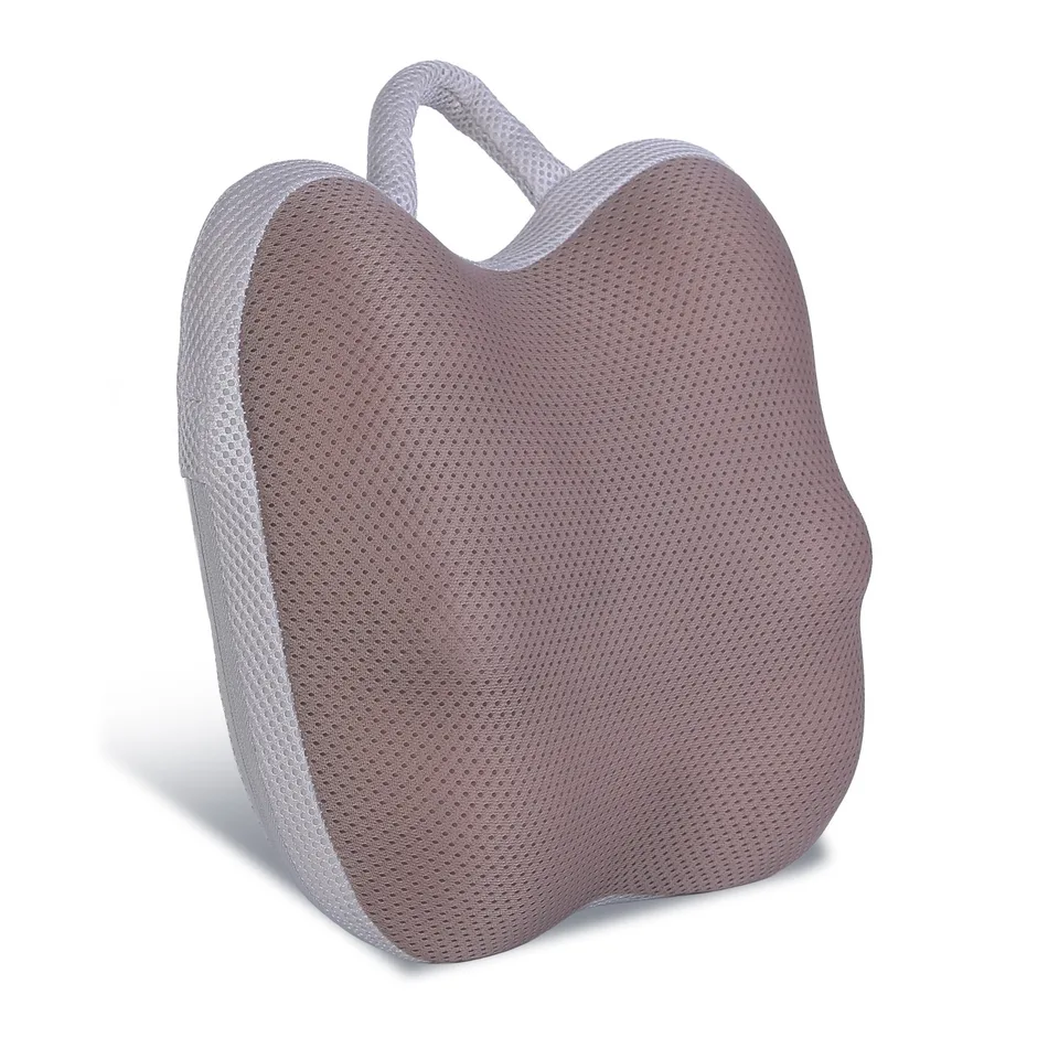 1Pc Shiatsu Back And Waist Massager With Heat Cordless Rechargeable Kneading Lower Back Massage Pillow Portable Lumbar Massager For Home Car Office