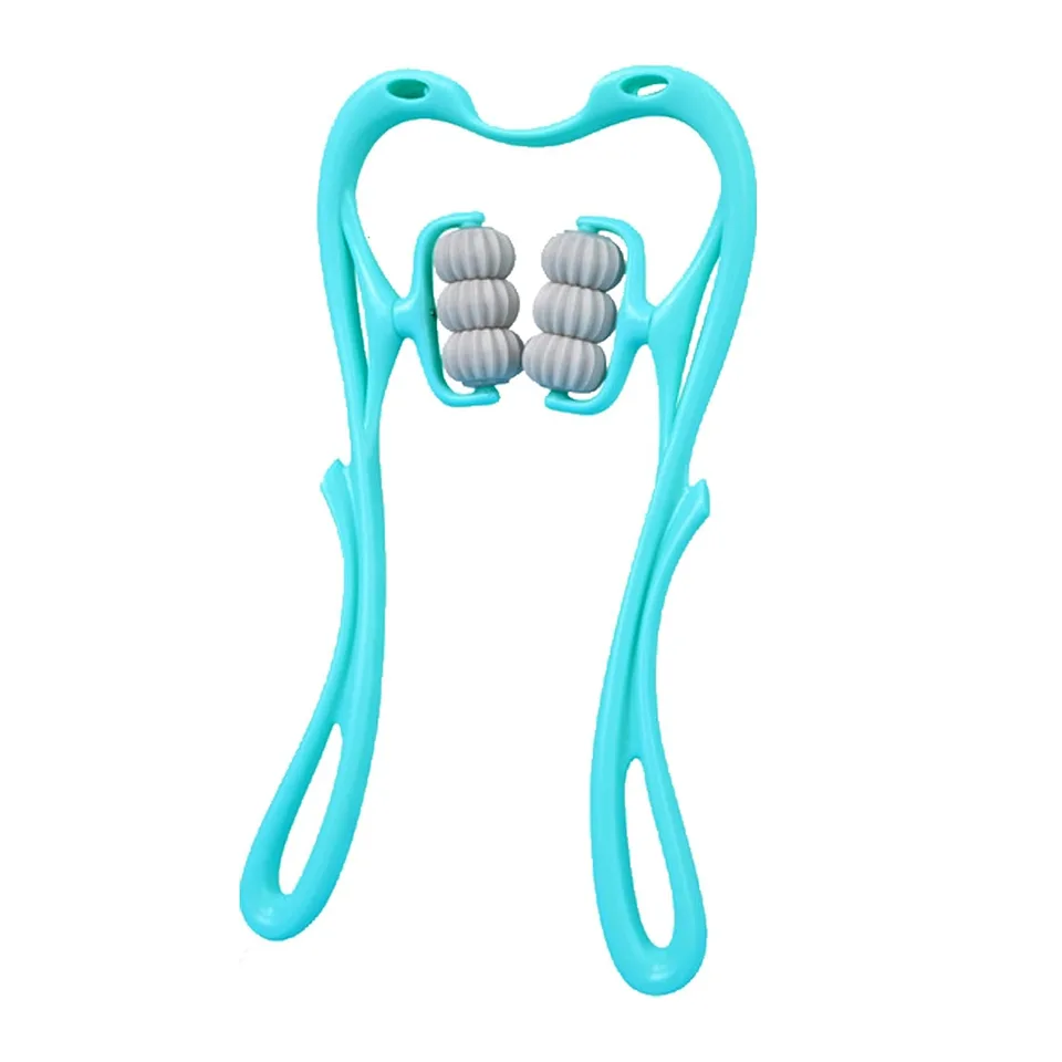 1Pc Neck Roller Massager 360 Rotatable Trigger Point Roller Portable Massager With 6 Balls For Neck Leg Thigh Foot Pain Relief view 3