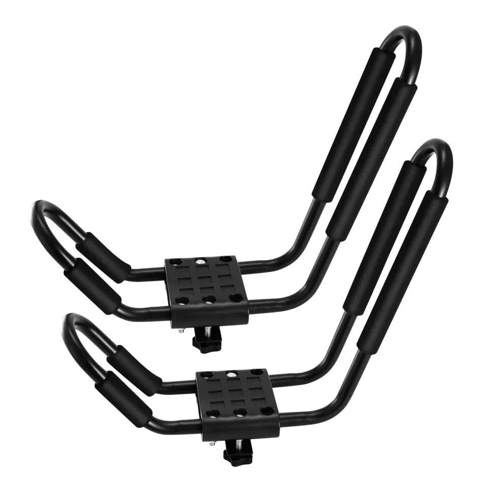 Universal Kayak Roof Rack J Bar, 1 Pairs-Bar Rack HD Kayak Carrier Canoe Boat Surf Ski Roof Top Mount Car SUV Crossbar view 2