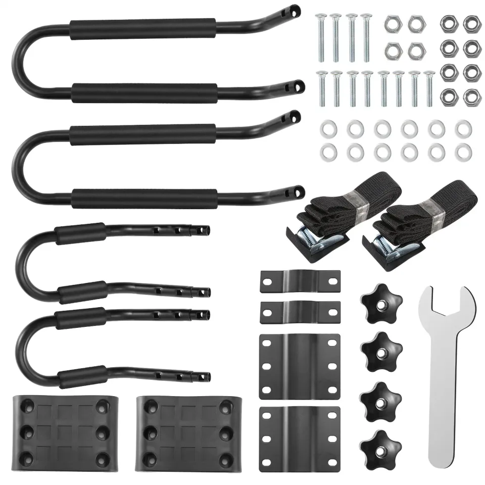 Universal Kayak Roof Rack J Bar, 1 Pairs-Bar Rack HD Kayak Carrier Canoe Boat Surf Ski Roof Top Mount Car SUV Crossbar view 4