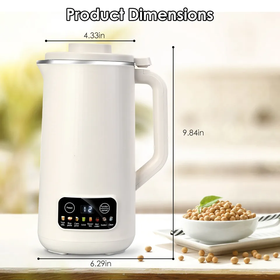 1 Pc 27OZ Nut Milk Maker With 12 Hours Delay Function Self-Cleaning Keep Warm Automatic Soy Milk Maker Machine For Homemade Soya Milk Rice view 3