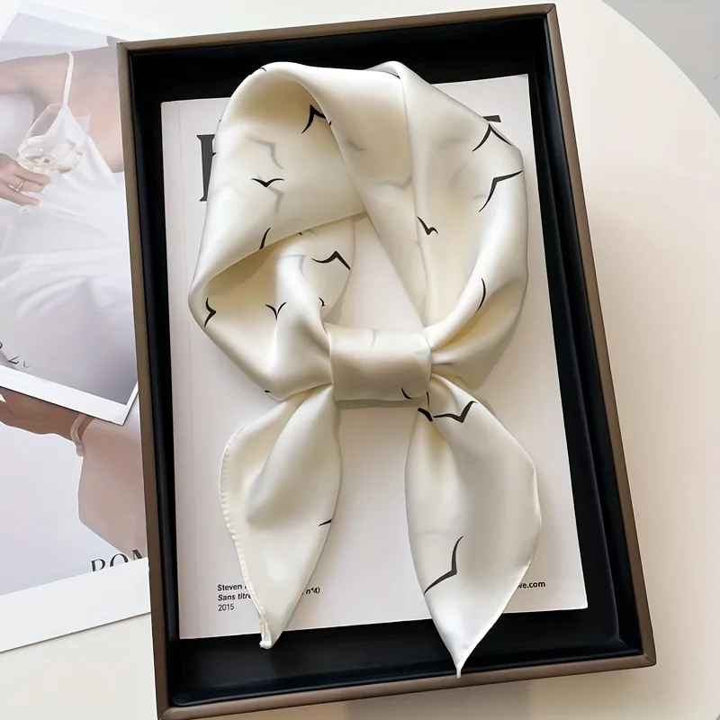 Crafted From Imitation Silk Fabric, This Soft Shawl Is The Perfect Lightweight Accessory For Spring And Autumn. It Is Ideal For Women's Sun view 4