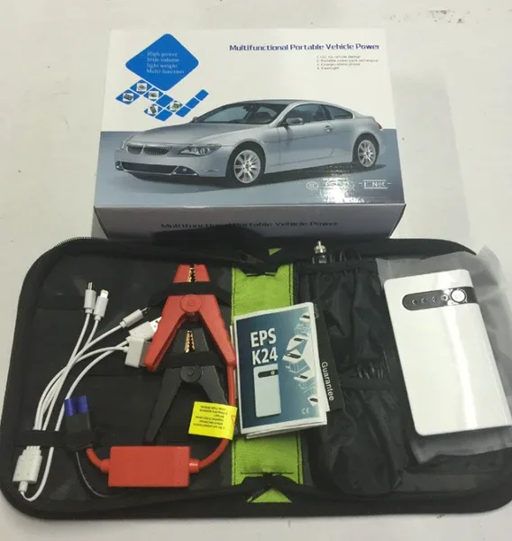 20000m Ah Car Starter Booster Jumper Box Power Bank Battery Charger Portable view 2