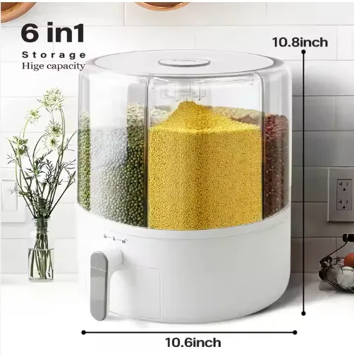 Rice Storage Containers Food Grain Cereal Bins Pet Food Storage Yikexiomi Bucket view 4