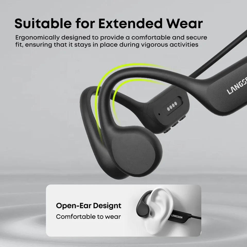 IPX8 Waterproof Headset Swimming Bluetooth Headphones With 32G TF Card Sports Wireless Earbuds Stereo Bone Conduction Earphone view 4
