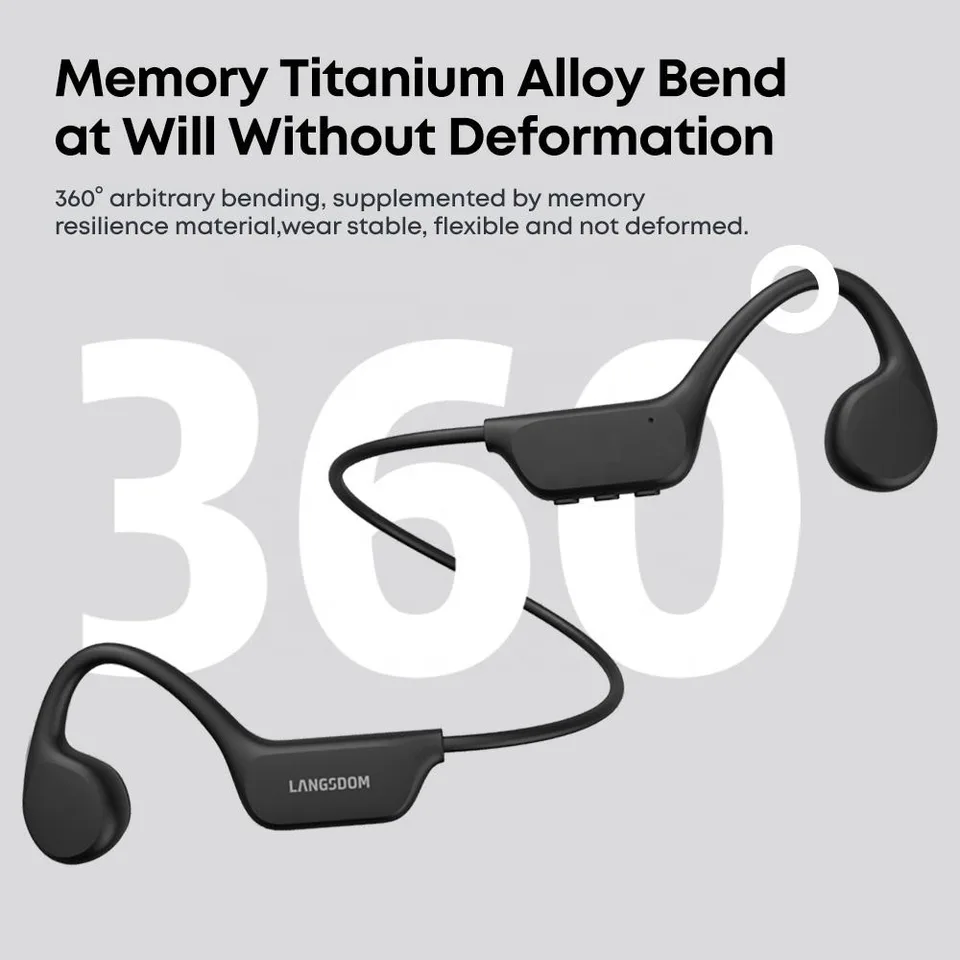 IPX8 Waterproof Headset Swimming Bluetooth Headphones With 32G TF Card Sports Wireless Earbuds Stereo Bone Conduction Earphone view 2
