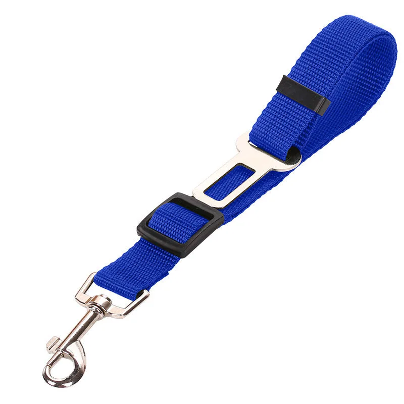High Quality Durable Pet Cat Dog Vehicle Leash Nylon Adjustable Car Seat Dog Safety Belt Pet Leashes view 3