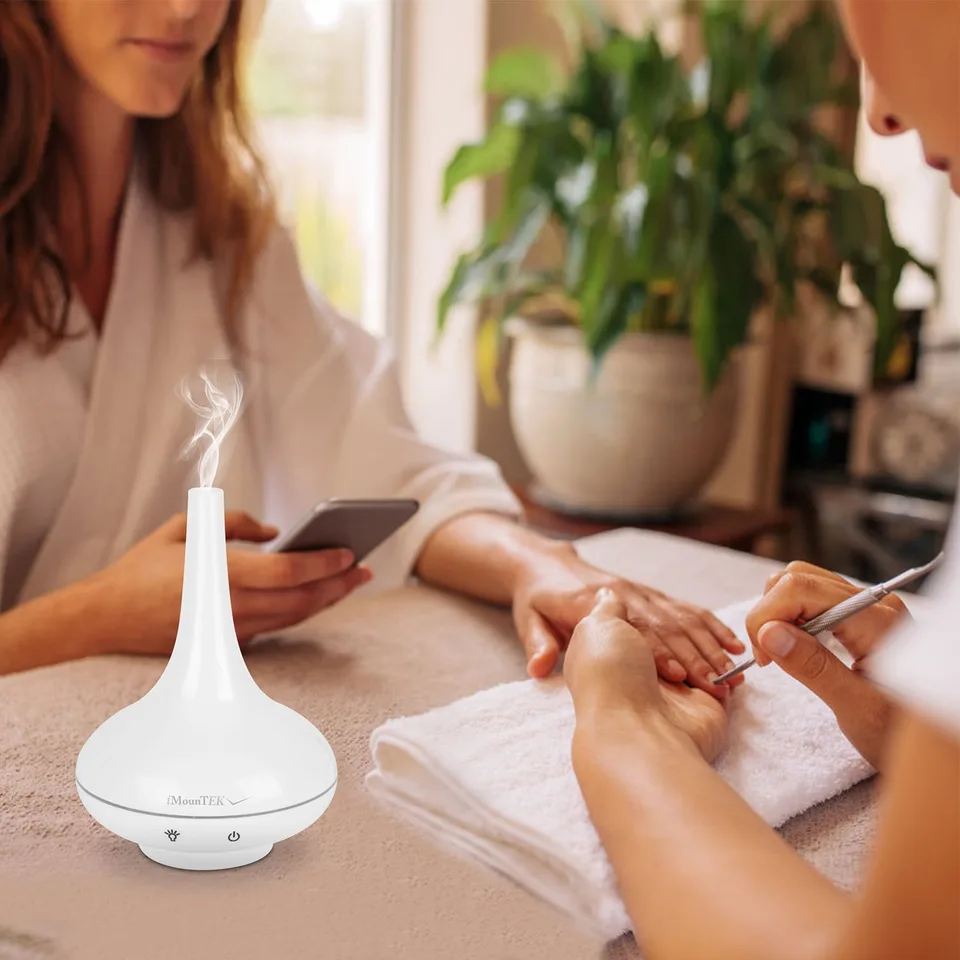 1 Pc 200ml Cool Mist Humidifier Ultrasonic Aroma Essential Oil Diffuser With 7 Color LED Lights Waterless Auto Off For Office Home Room view 3