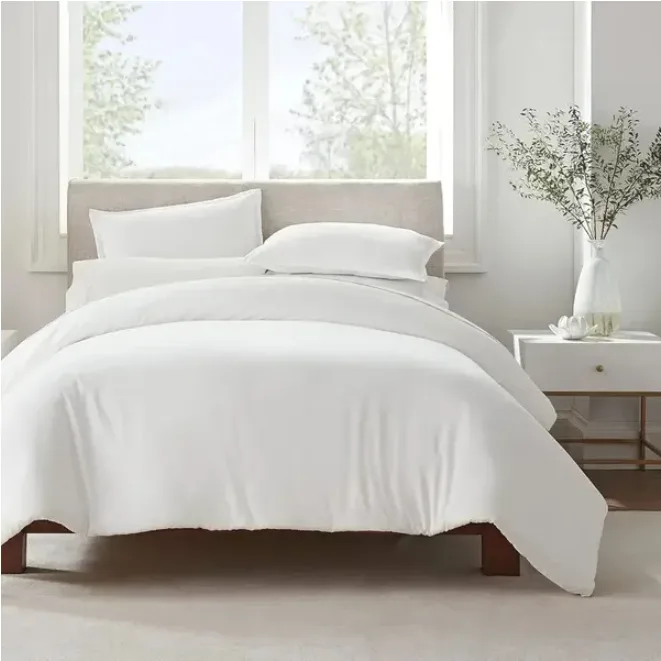 Serta Simply Clean Pleated Duvet Cover King view 4