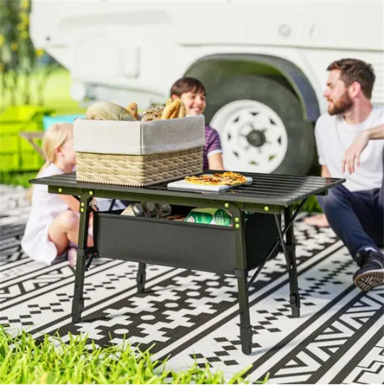 Aluminum Small Folding Table Dining Table view 4