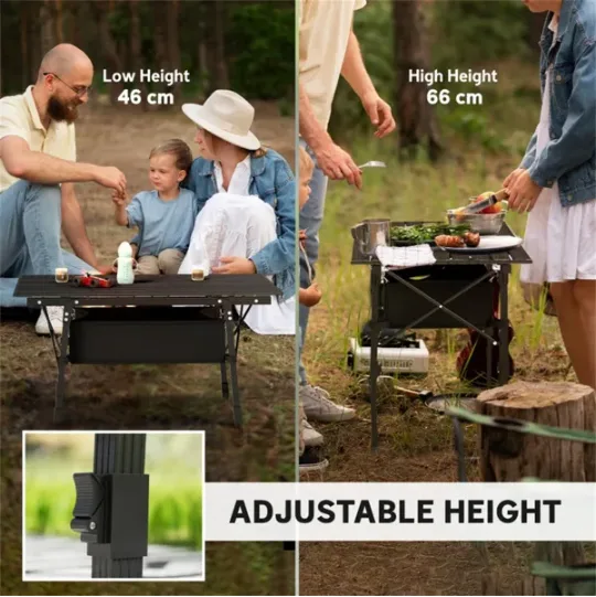 Aluminum Small Folding Table Dining Table view 2