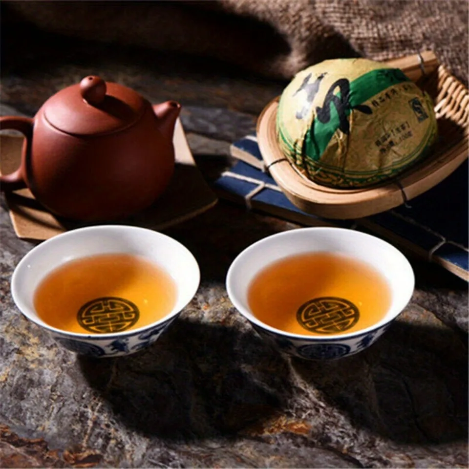 50g Yunnan Old Traditional Craft Top Raw Green Pu-erh Tea,a Delightful And Pure view 3