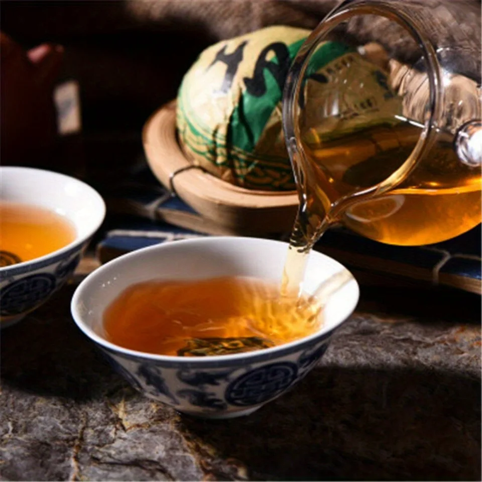 50g Yunnan Old Traditional Craft Top Raw Green Pu-erh Tea,a Delightful And Pure view 2