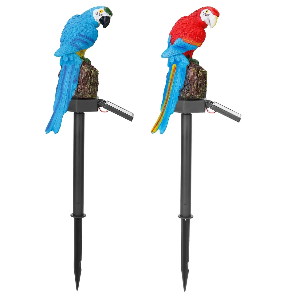1 Pc Solar Powered Parrot Garden Light IP65 Waterproof LED Parrot Landscape Lamp Decorative Lawn Lights For Yard Driveway Walkway Patio view 3