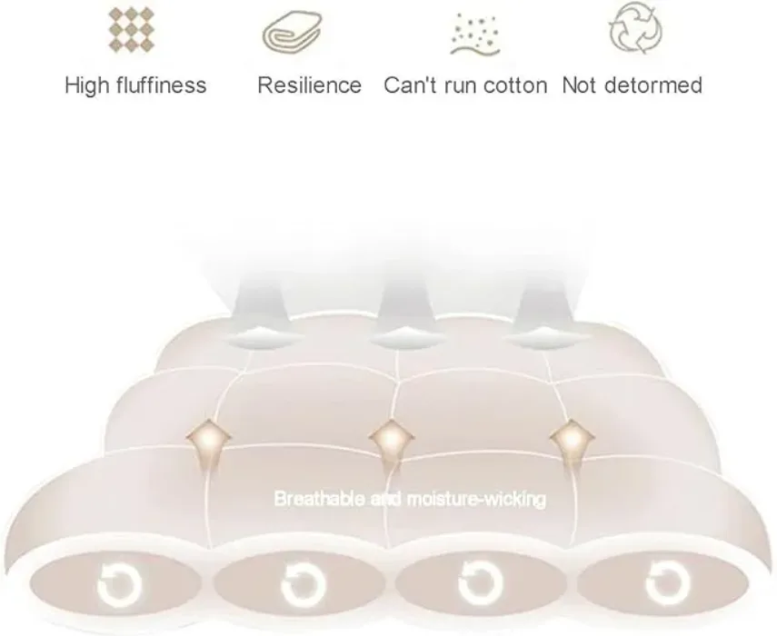 Mattress With Checkered Three-dimensional Edges, 4 Colors, Queen Size view 3