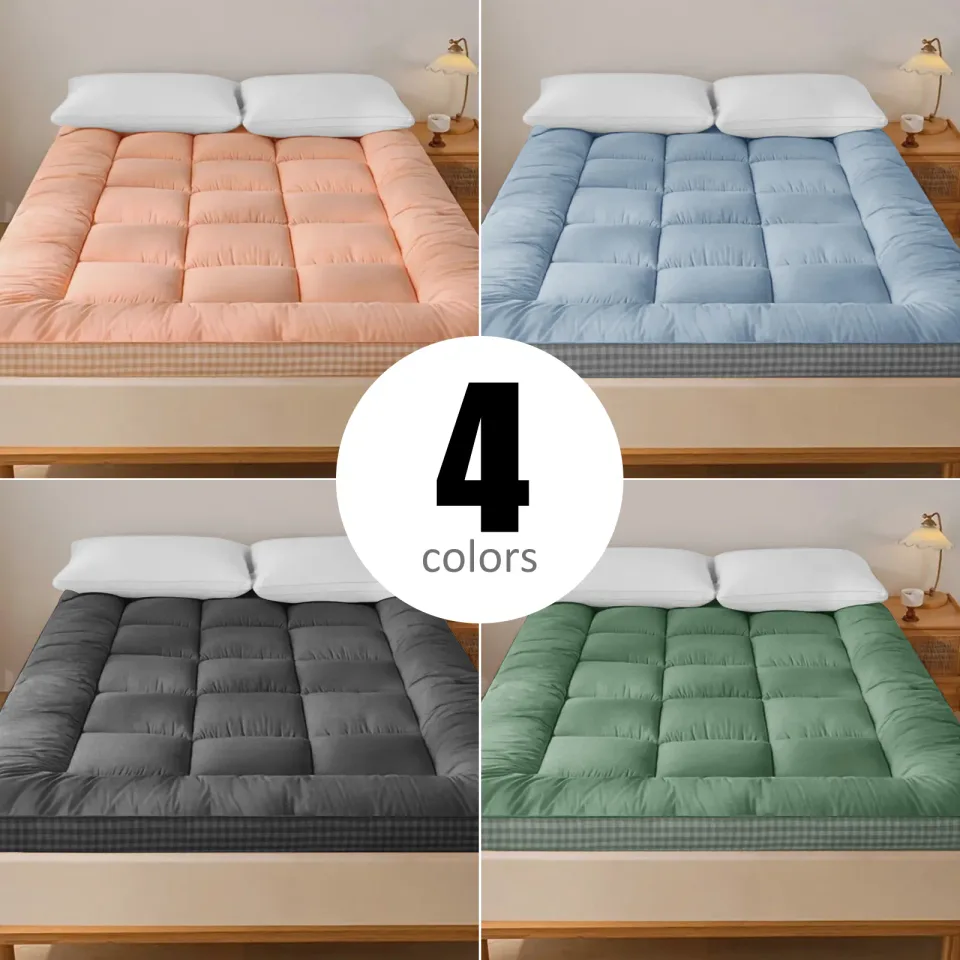 Mattress With Checkered Three-dimensional Edges, 4 Colors, Queen Size view 4
