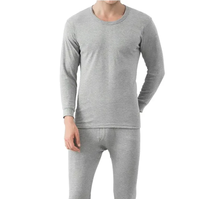Men Thermal Underwear Set Long Johns Pants Long Sleeve Soft Underwear Kit Top Bottom Winter Sports Suits view 3