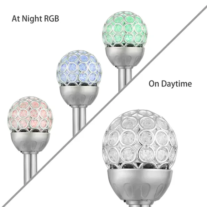 Solarek 3 Pcs Outdoor Solar Lights IP44 Waterproof Ball RGB Light Garden Decor Lamp Landscape Christmas view 3