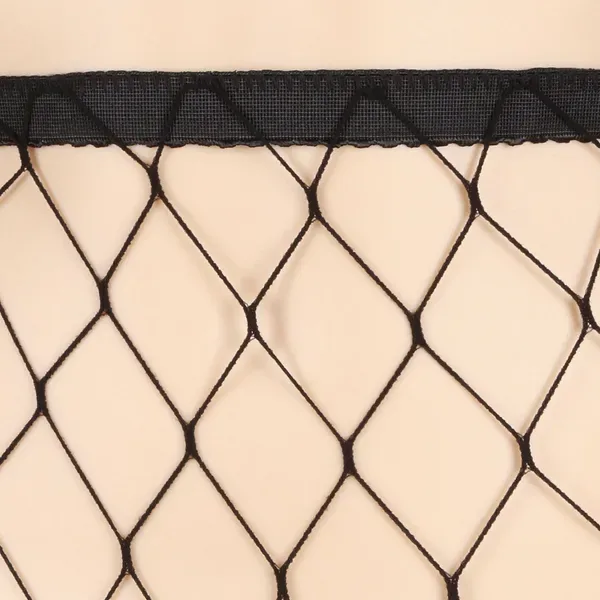 Women Fishnet Tights Sexy High Waist Fishnet Pantyhose Stretchy Mesh Hollow Out Tights Stockings view 2