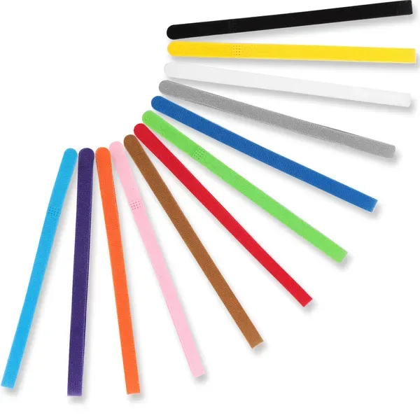 12 Colors Whelping Puppy ID Collars Adjustable Double-Sided Pet ID Bands view 3