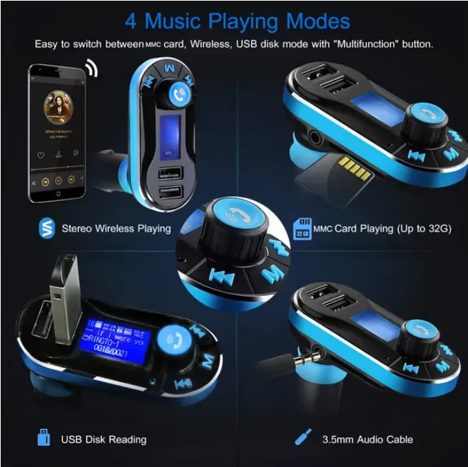 Car Mounted Wireless FM Transmitter view 4