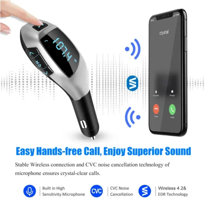 Car Mounted FM USB Wireless Transmitter view 4