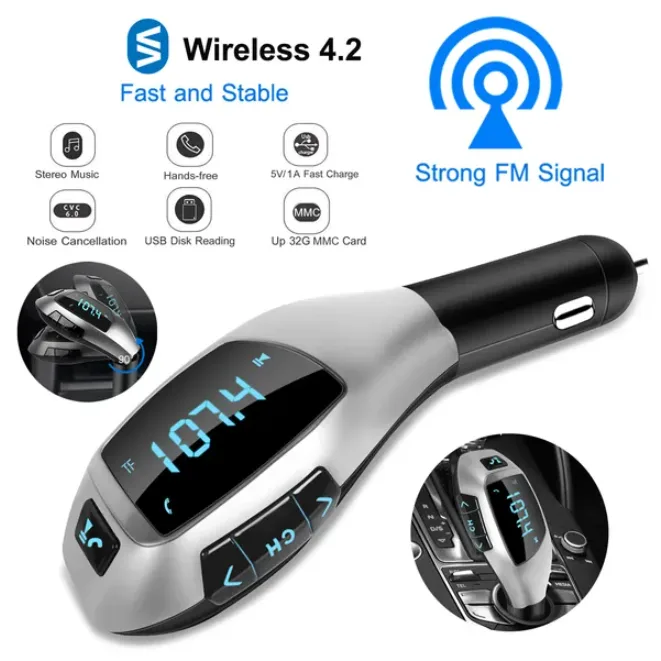 Car Mounted FM USB Wireless Transmitter view 2