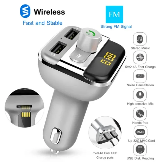 Car Mounted Wireless FM Transmitter view 4