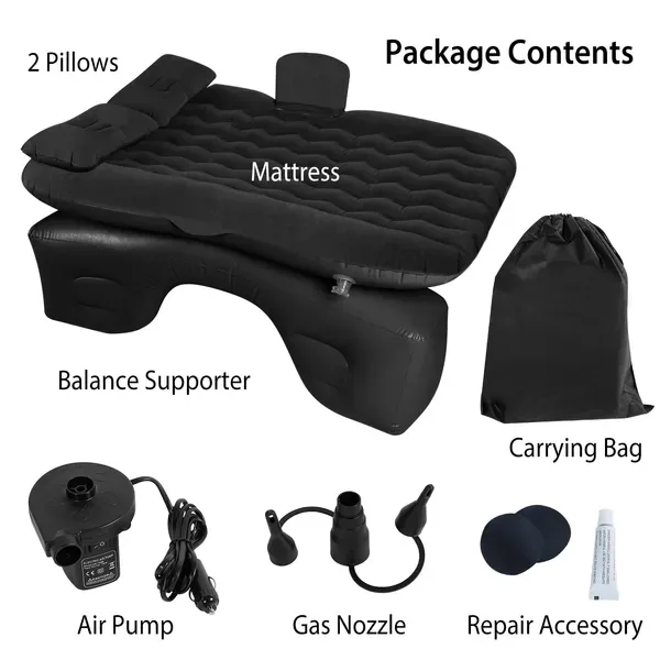 Car Air Mattress Bed Inflation Car Mattress Bed Portable Travel Camping Sleep Mat Car Inflation Bed For Trip view 4