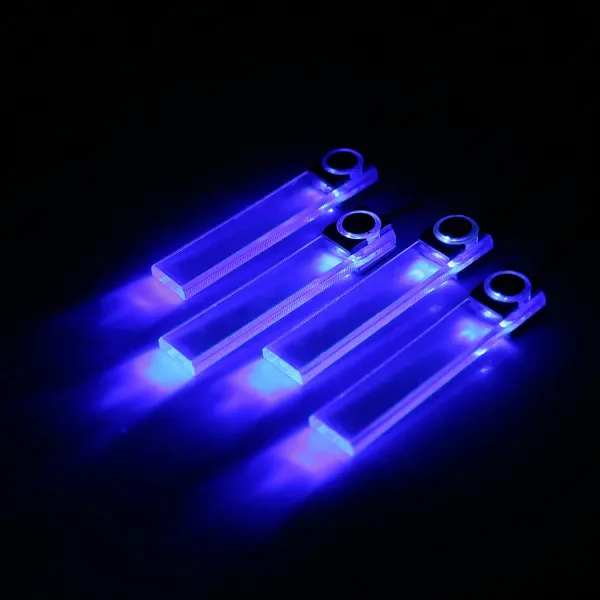 4Pcs Car Interior LED Atmosphere Light Car Charge view 4