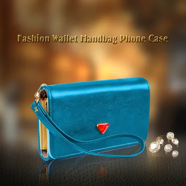Women Wristlet Wallet PU Leather Lady Purse Credit Card Holder view 4