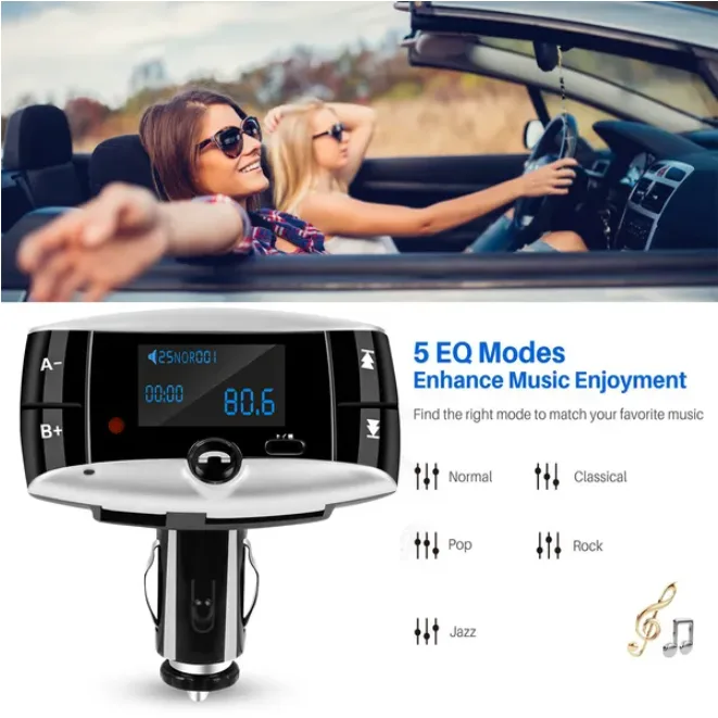 Car Mounted Wireless FM Transmitter view 2