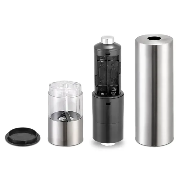 Electric Salt Pepper Grinder With Light Adjustable view 2