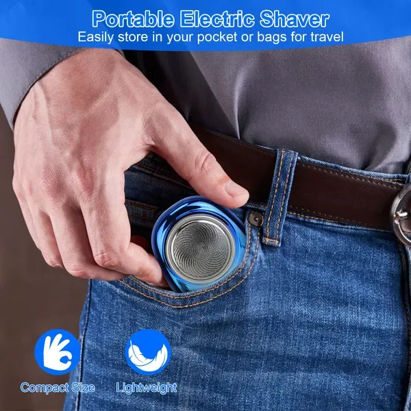 Portable Electric Shaver With LED Digital Display Type-C Rechargeable view 3