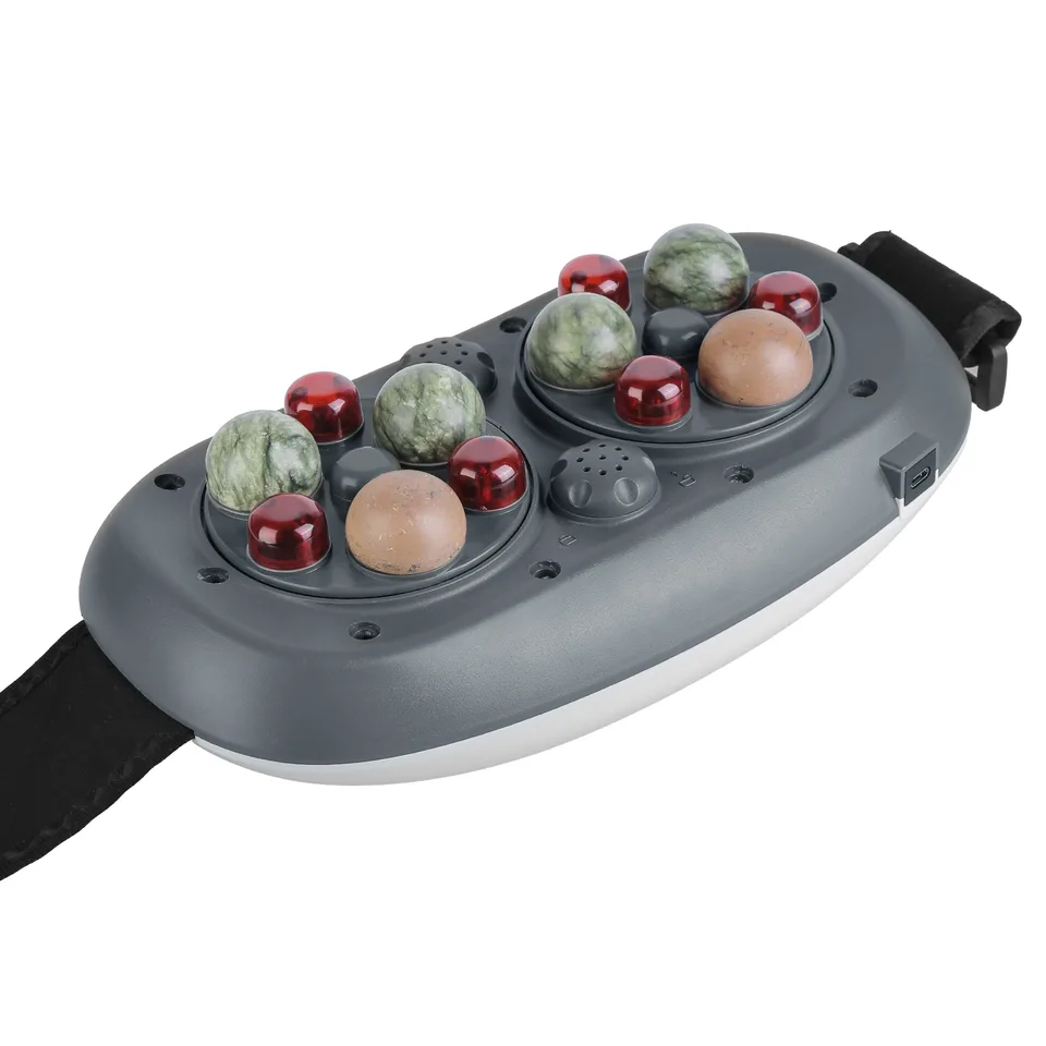 1Pc Abdominal Massager Anti Cellulite Remover Machine Electric Stomach Tummy Massager Automatic Bian Stone Kneading Massager With 5 Modes 3 Heat 3 Speeds 3 Timers For Belly Flattening Indigestion Stom view 4